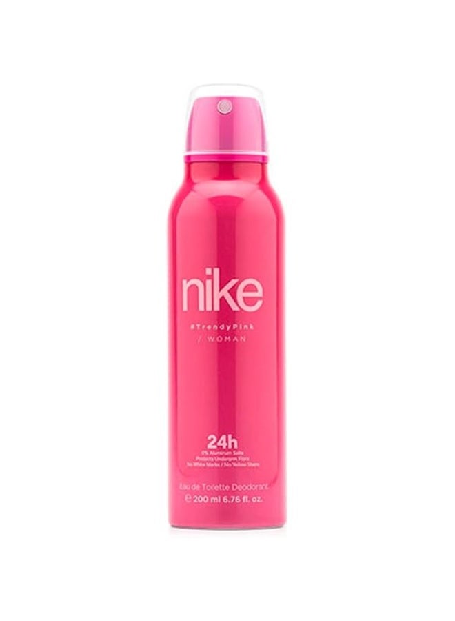 مزيل العرق سبراي تريندي بينك ومان من نايكي، أو دو تواليت، 24 ساعة، 200 مل